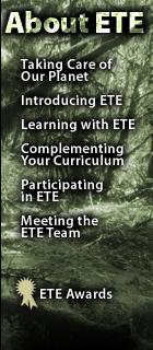 Image map with links about the Exploring the Environment (ETE). Please have someone assist you with this.