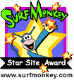Image of the Surf Monkey Star Site Award logo that links to the Surf Monkey home page.