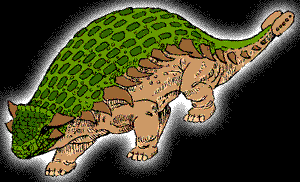 Image of an Ankylosaurus dinosaur.