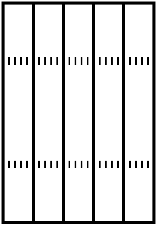 Image showing a portion of the football field for the geologic time activity.