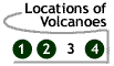 Image that says Locations of Volcanoes: page 3.