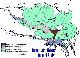 Image of a map showing impact areas of the May 18th, 1980, eruption of Mount St. Helens.  This image links to a more detailed image.