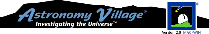 Image of the Astronomy Village: Investigating the Universe logo.