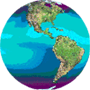 Image of the Earth showing the Biosphere.