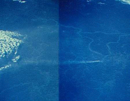 Image showing an industrial plume.