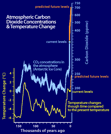 co2 x temperatura