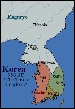 Image of a Korea during The Three Kingdoms in 350 AD.  Please have someone assist you with this.