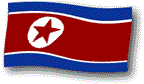 Image of the North Korean flag.