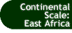 Button that takes you to the Continental Scale: East Africa page.