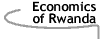 Image that says Economics of Rwanda.