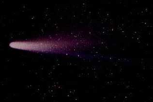 Image of Comet Halley in 1986.