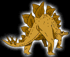 Image of a Stegosaurus dinosaur.