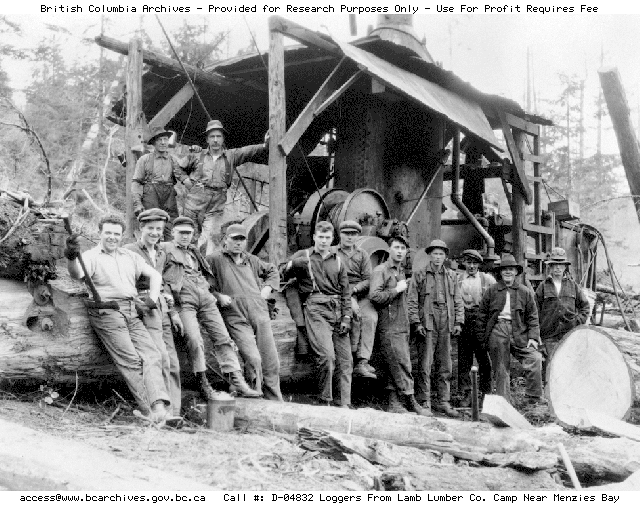 Image of a logging crew.