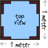 Image showing the top view of the cube.  Please have someone assist you with this.