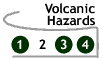 Image that says Volcanic Hazards: page 2.