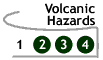 Image that says Volcanic Hazards: page 1.