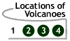Image that says Locations of Volcanoes: page 1.]