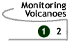 Image that says Monitoring Volcanoes: page 2.