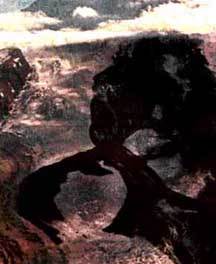 Image of a volcanic area.
