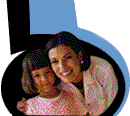 Image of an adult woman hugging a small girl.