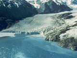 Image of Muir Glacier at Glacier Bay, Alaska in 1971.